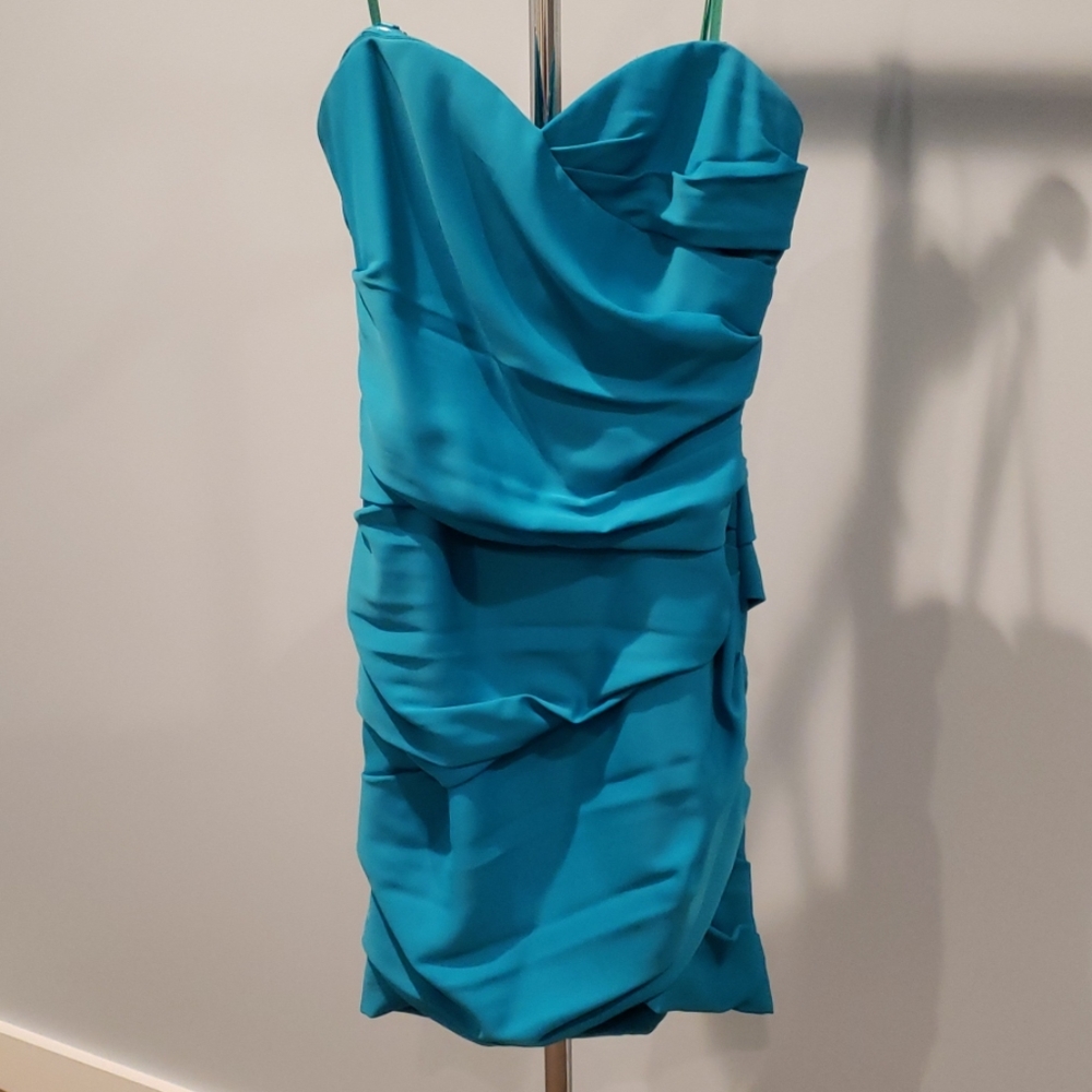 GORGEOUS BCBGMaxAzria strapless cocktail dress
